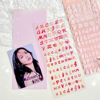1 Sticker Dán Trang Trí Sổ Lưu Niệm