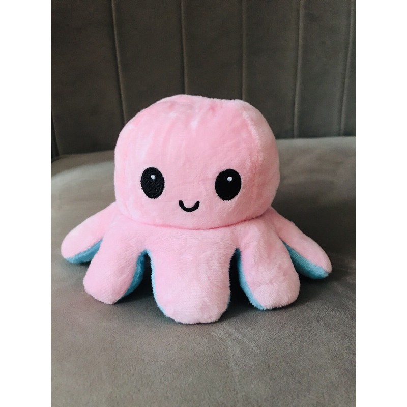 Bạch tuộc nhồi bông cảm xúc có đèn- Reversible Octopus