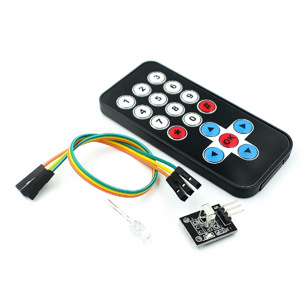 1Set Infrared Remote Control Module Wireless IR Receiver Module DIY Kit HX1838 for Arduino Raspberry Pi