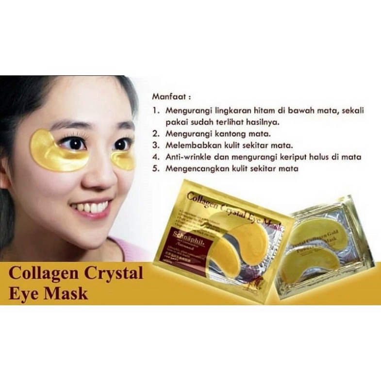 Mặt Nạ Dưỡng Làm Mờ Quầng Thâm Mắt Collagen Crystal Eyes