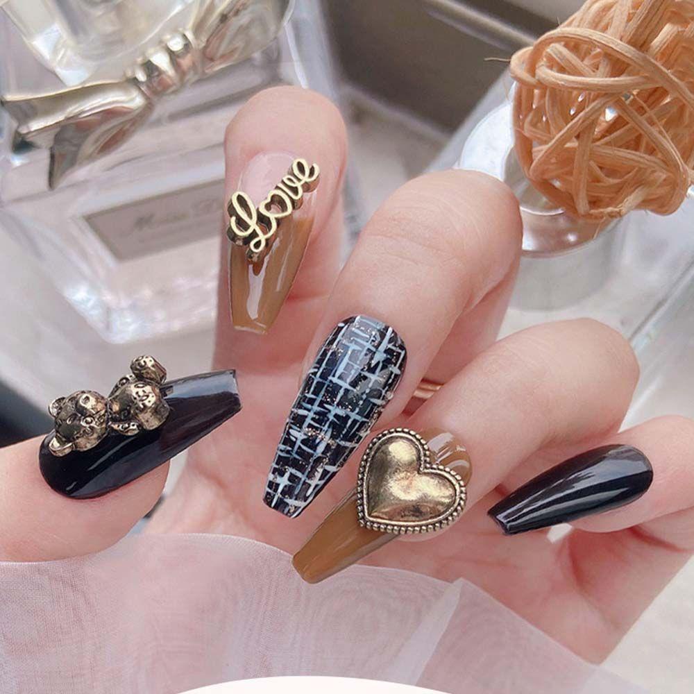 Móng Tay Giả MXGOODS Thiết Kế Xinh Xắn|&amp;|Phụ Kiện Trang Trí Móng Tay 3D Thời Trang Charms