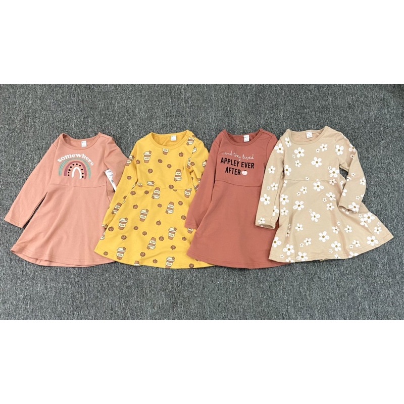 XD- Váy nỉ mỏng PL size 1y-5y