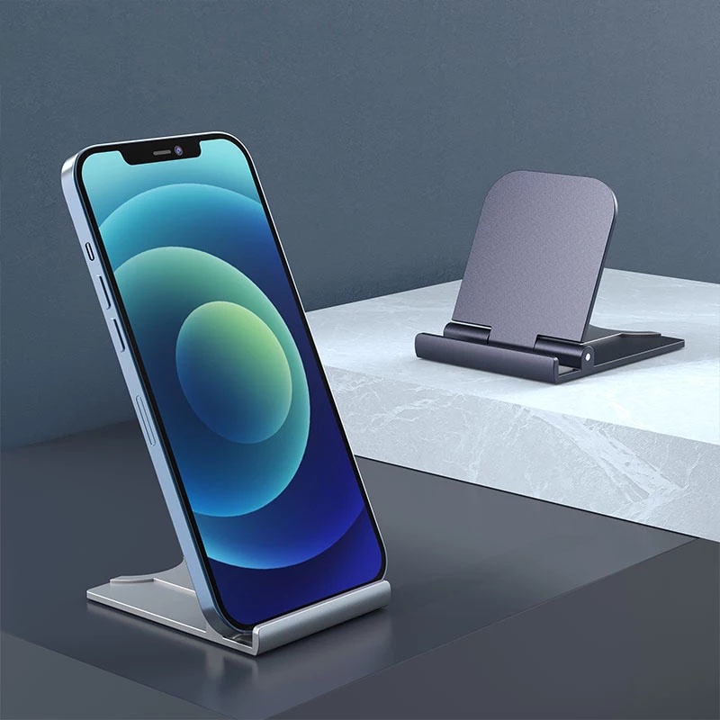 Giá đỡ điện thoại/máy tính bảng iPad Kindle dựng đứng bằng nhựa ABS điều chỉnh linh hoạt