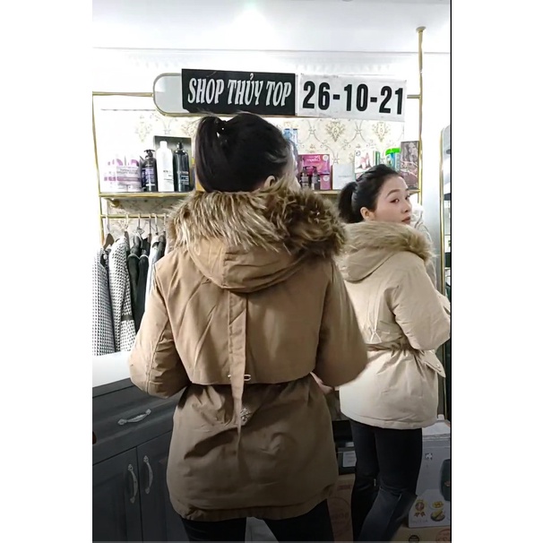 Áo Khoác Nữ, Áo khoác Parka Lót Lông ( Hàng Xả Không Đổi Trả ) | BigBuy360 - bigbuy360.vn