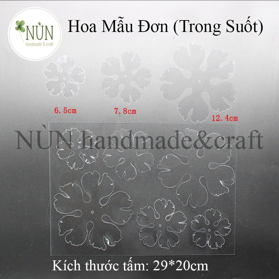 Tấm Co Nhiệt Plastic Shrink - Mẫu Sẵn Chỉ Cần Cắt Và Sử Dụng