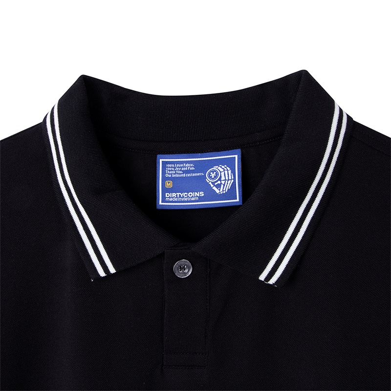 Áo thun DirtyCoins Comfy Polo - Black