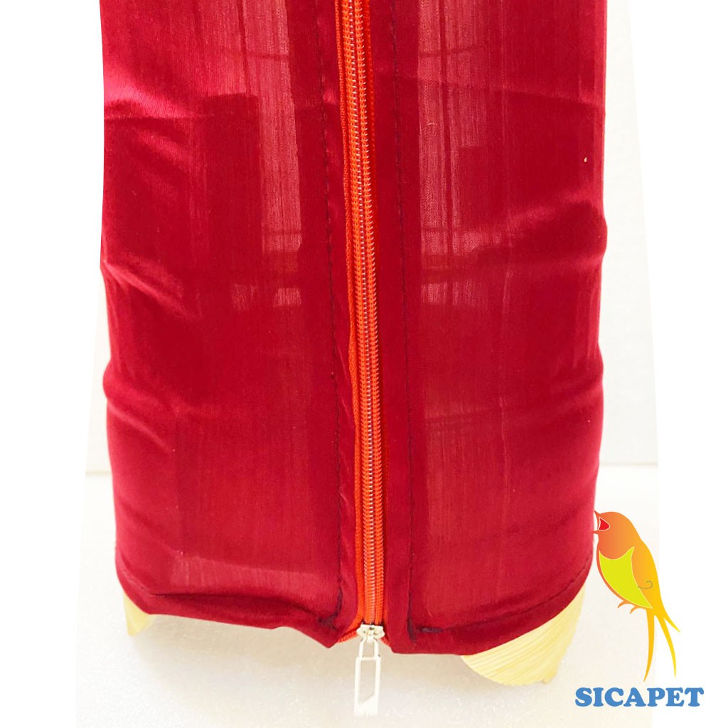 Áo lồng chim khuyên đỏ SICAPET, Phụ kiện lồng chim giá rẻ