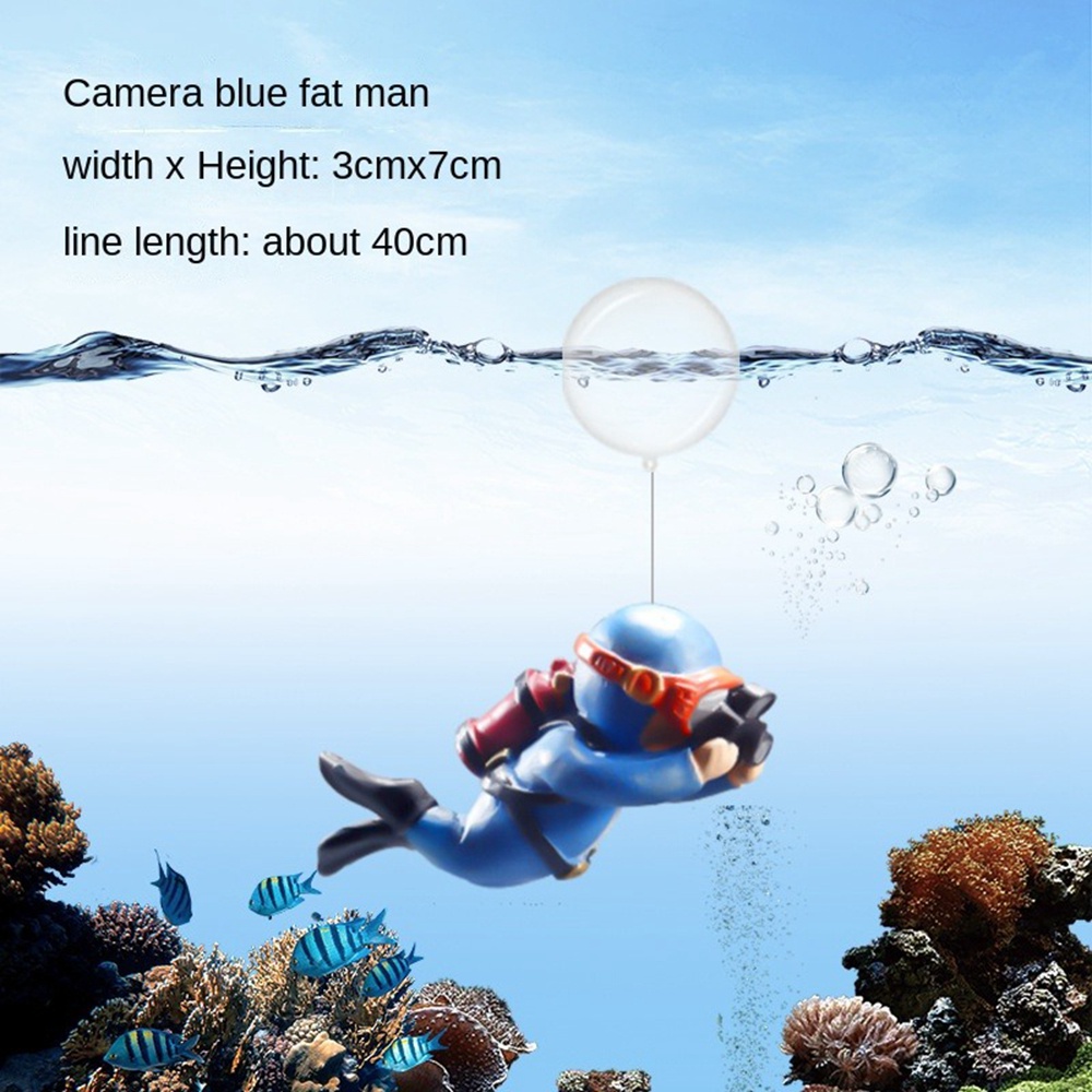 Máy Ảnh Nổi Hình Hoạt Hình Trang Trí Bể Cá