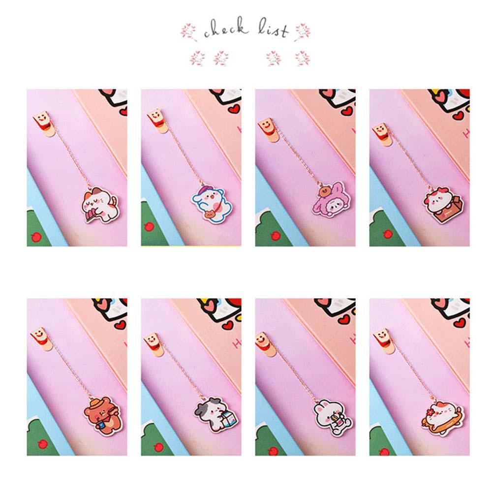 AUGUSTINE Kẹp Kim Loại Hình Chú Chó Dễ Thương Dùng Làm Quà Tặng