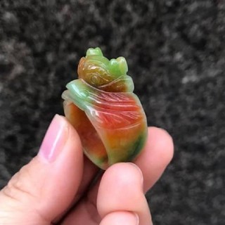 NHẪN ĐẦU RỒNG MÀU TỨ QUÝ