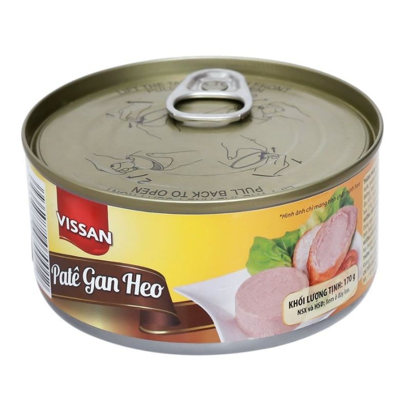 Patê Gan Heo Visan 170g