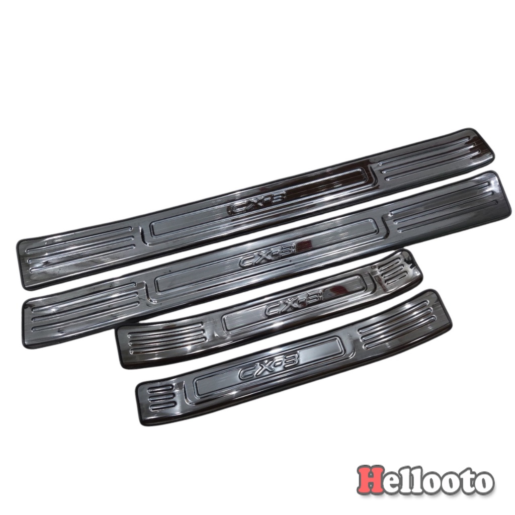 Nẹp bước chân, ốp bậc cửa xe Mazda CX3, mazda CX-3 2021 2022 2023 Mẫu Titan