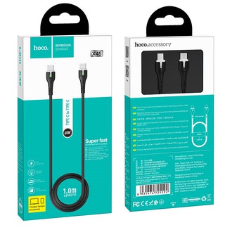 Cáp sạc 2 đầu Type-C [sạc và truyền dữ liệu] hoco.X45