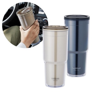 Ly nhựa 2 lớp Lock&Lock double wall cold cup 900ml HAP502