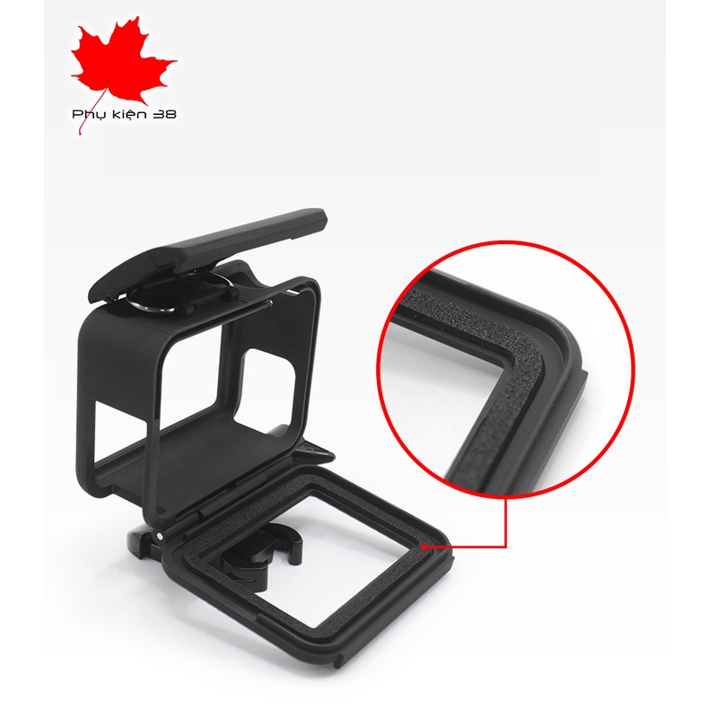 Khung Gopro Hero 7 silver - Khung nhựa bảo vệ cho camera actioncam Gopro - Bộ phụ kiện gopro 5