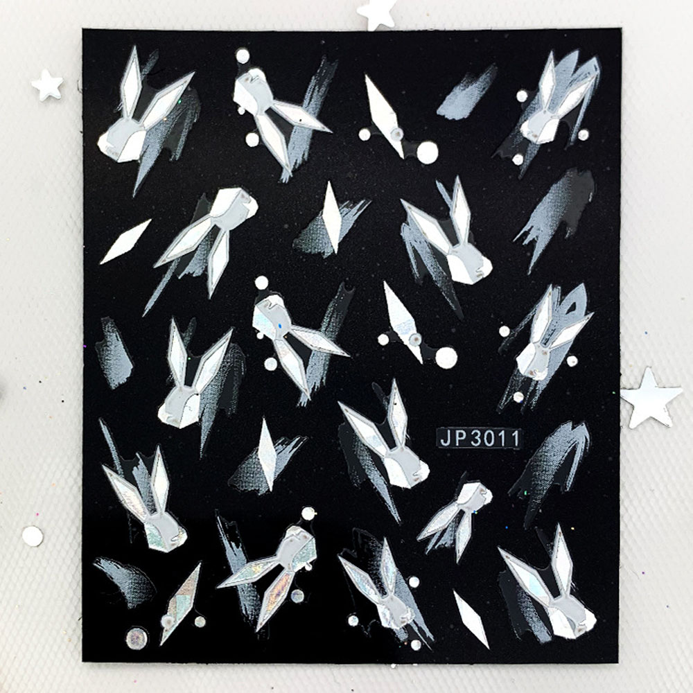 Tờ Miếng Dán Trang Trí Móng Tay 3d Chất Lượng Cao