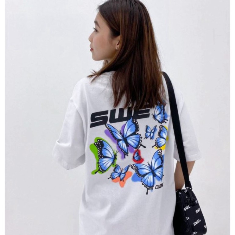 ÁO THUN, ÁO PHÔNG TAY LỠ UNISEX FORM RỘNG OVERSIZE SWE 2021 M419 [ AH ]