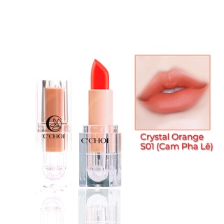 Son dưỡng môi Saffron Color C’Choi (có 3 màu và không màu)