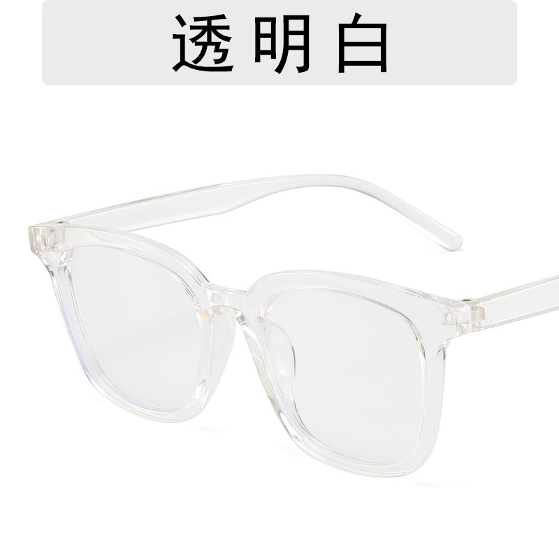 Mắt kính chống tia UV gọng nhựa trong suốt thời trang tùy chọn màu sắc