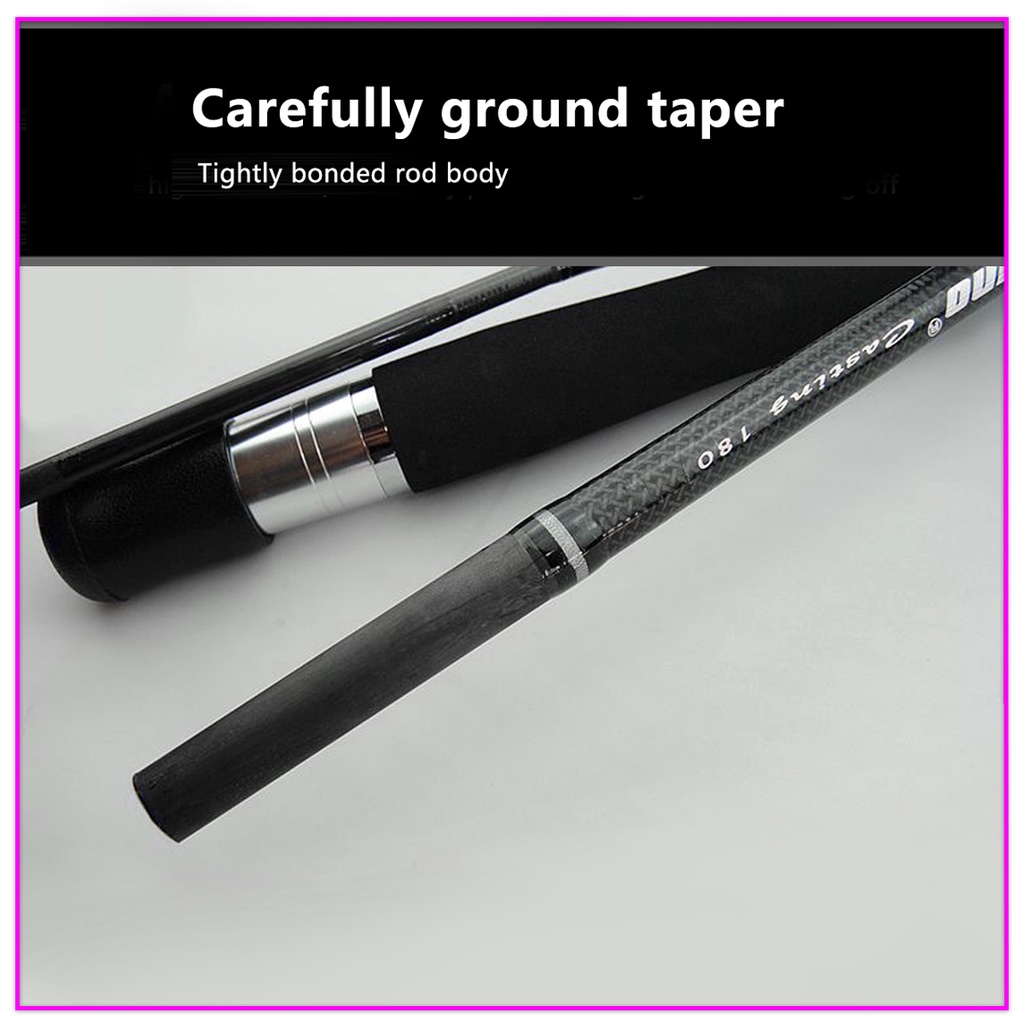 Cần Câu Cá 3 Khúc 1.8M / 1.98M / 2.1M / 2.4M  Siêu Cứng