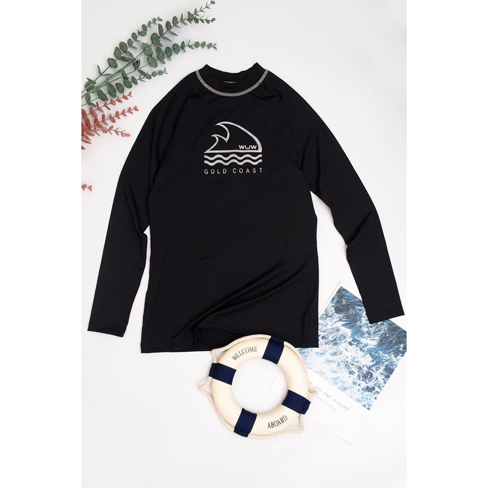 Áo bơi tay dài xuất Hàn tay raglan WUW | BigBuy360 - bigbuy360.vn