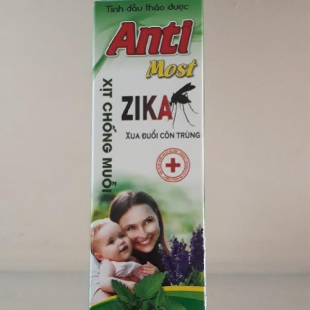 [Sale] xịt chống muỗi anti most ZiKa
