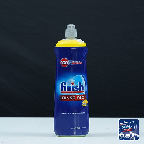 Nước làm bóng chén bát Finish 800ml hương chanh - nước trợ xả chính hãng cao cấp