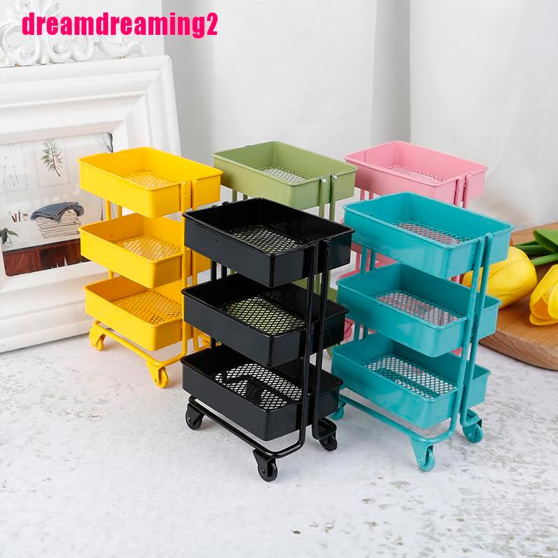Kệ 3 Tầng Trưng Bày Mô Hình Trang Trí Nhà Búp Bê