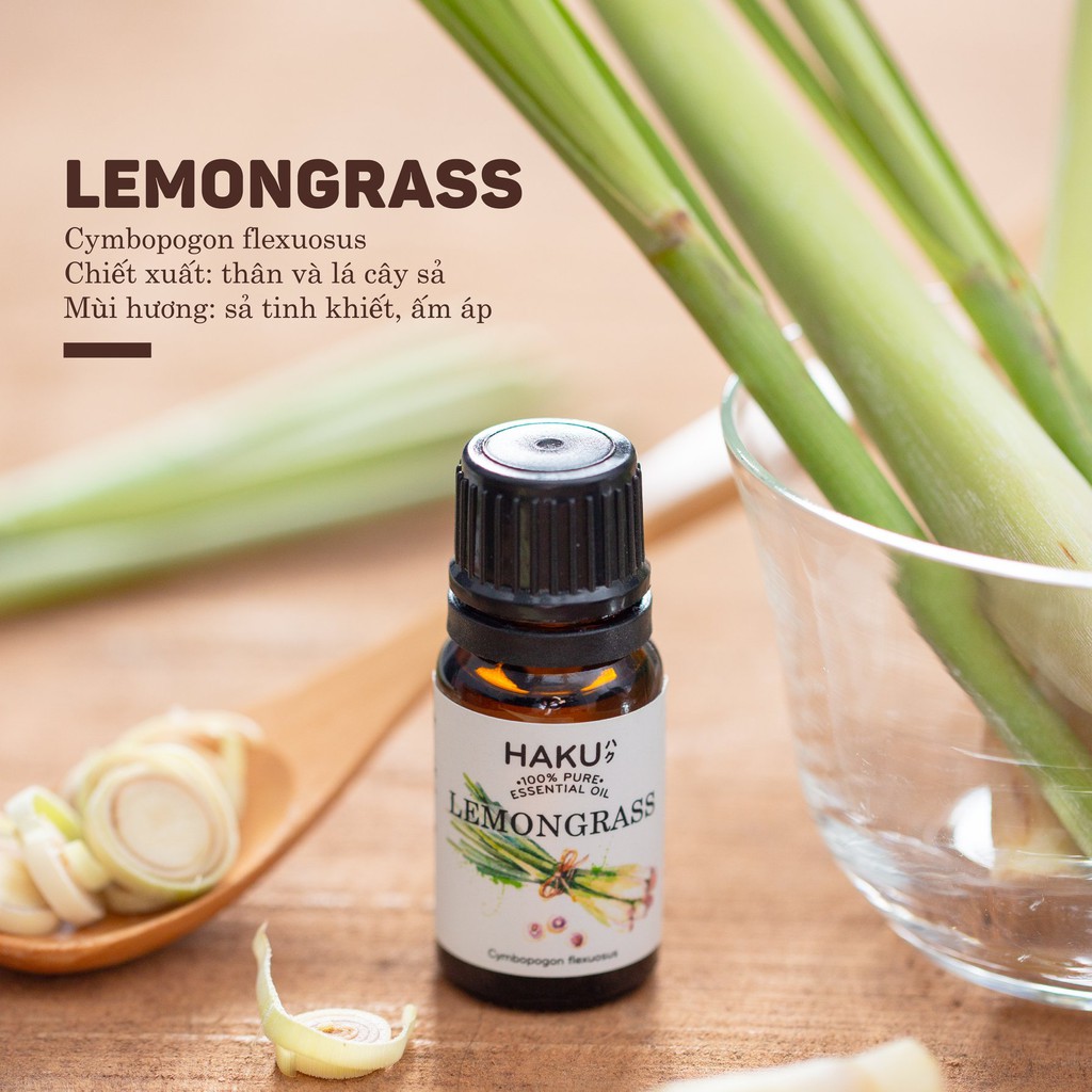 Tinh dầu sả chanh Lemongrass nguyên chất