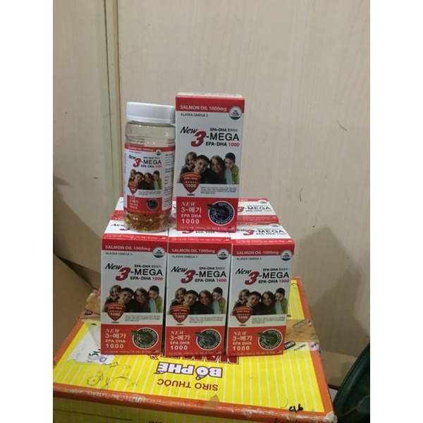 Dầu Cá Alaska Omega 3 Bổ Não, Tăng Cường Thị Lực, Giảm Nguy Cơ Mắc Bệnh Tim Mạch, hộp 100viên