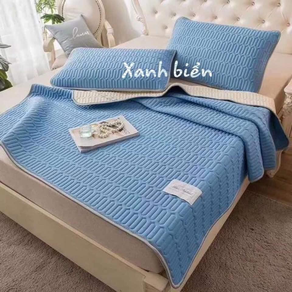 Chiếu điều hoà cao su non latex Emmi Bedding, chiếu chất liệu mủ cao su m6 x 2m, m8 x 2m , 2m x 2m2