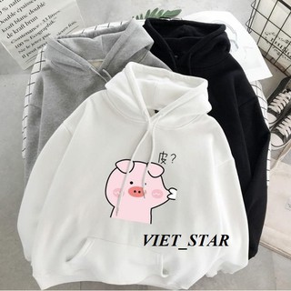 Áo Khoác Hoodie CUTE PIG Form Rộng Unisex - VIET_STAR