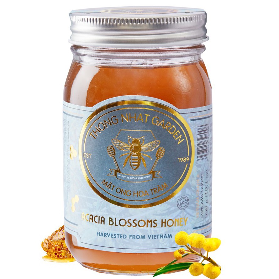 MẬT ONG HOA KEO TRÀM 550GR - ACACIA BLOSSOMS HONEY 550GR
