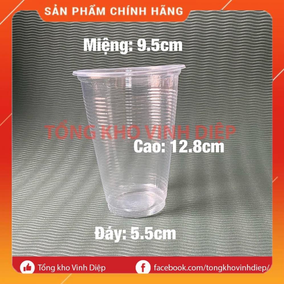 50 Cốc nhựa dùng 1 lần dung tích 140ml 220ml 280ml 300ml 400ml 500ml
