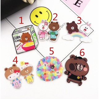 Ghim cài áo hình hoạt hình dễ thương