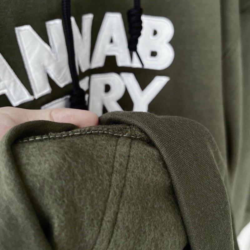 [chính hãng] Áo hoodie Form rộng OBERY Xanh Rêu - pqk boutique