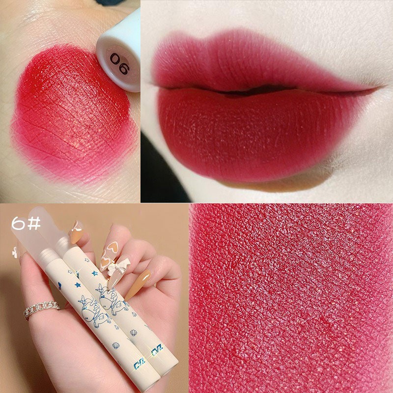 (Hàng Mới Về) Son Bóng Cvz Dưỡng Ẩm Chống Nước Lâu Phai 6 Màu Sắc Tùy Chọn | BigBuy360 - bigbuy360.vn