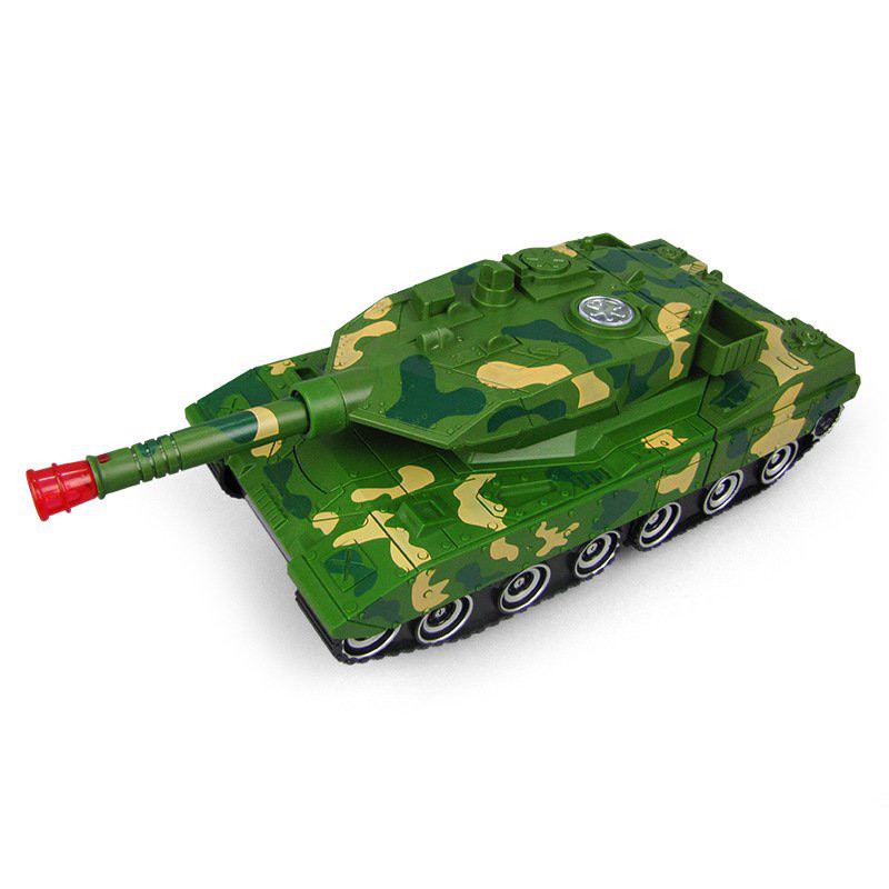 Đồ chơi xe tăng biến hình tự động có đèn chiếu và âm thanh vô cùng thú vị cho bé từ 2 3 4 tuổi