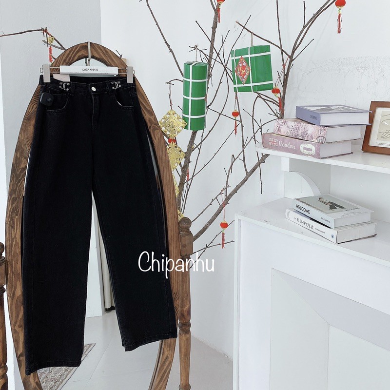 QUẦN SUÔNG TRƠN CẠP KHUY MÓC 00102