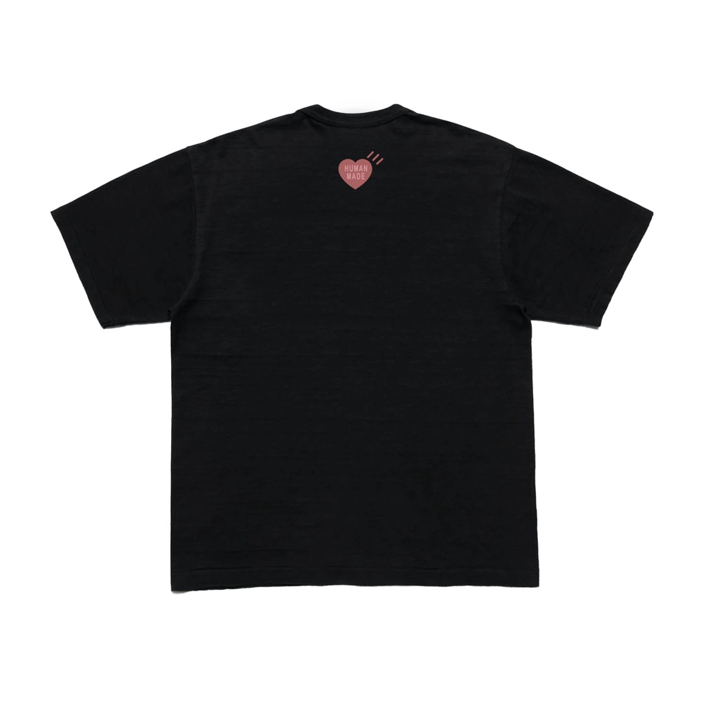 Human Made x UZIVERT joint cartoon bat letter printing tide brand casual couple short-sleeved T-shirt