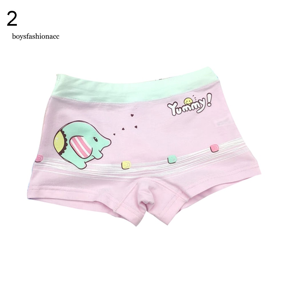 Quần Lót Mềm Mại Thoáng Khí In Hình Hello Kitty Dễ Thương Cho Bé Trai / Gái