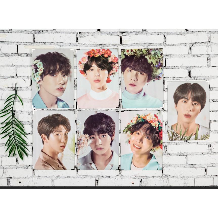 Hỗ trợ COD Ready Stock BTS BT21 Kpop Khung ảnh chính thức của BTS Kpop Khung ảnh
