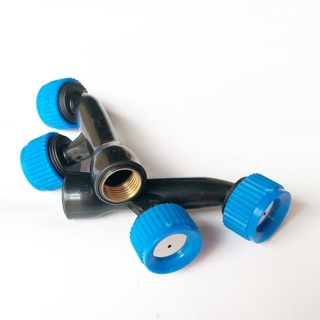 Béc tưới cây 2 đầu, ren đồng 13mm chất lượng cao