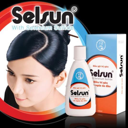 Dầu gội - xả Selsun (Chai 100ml) - Giải pháp cho tóc gàu, ngứa