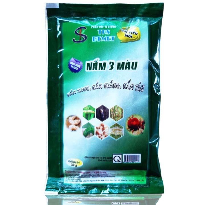 [Mua 10 Tặng 2] NẤM 3 MẦU: Nấm Ký Sinh Diệt Sâu Rầy - GÓI 30gr