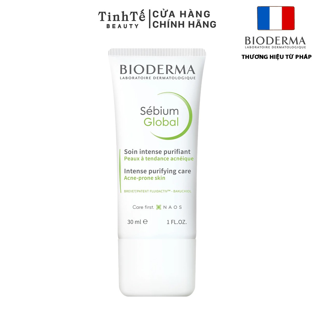 Kem Dưỡng Bioderma Làm Giảm Mụn Sebium Global Cream 30ml