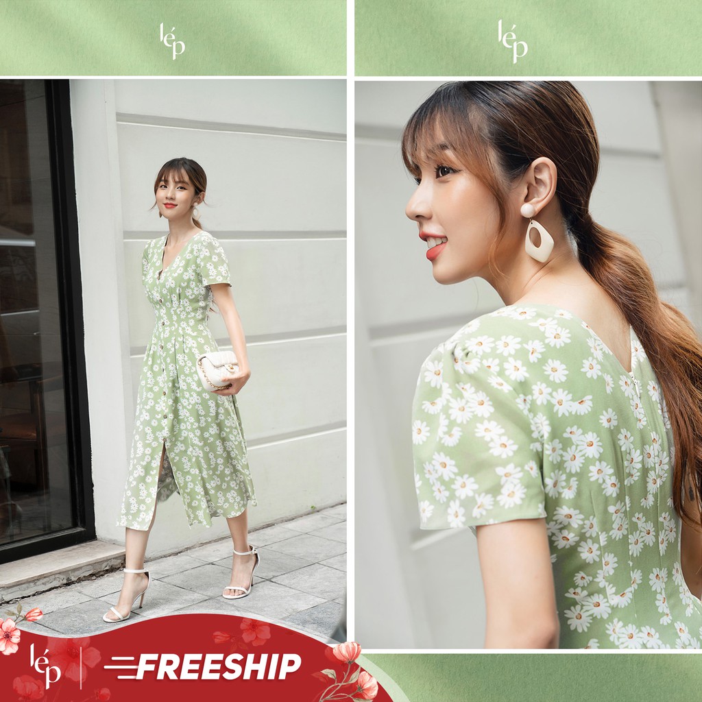  Váy chiết 2 ly dáng dài_1VA473XA_Lep'