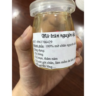 100ml mỡ trăn nguyên chất