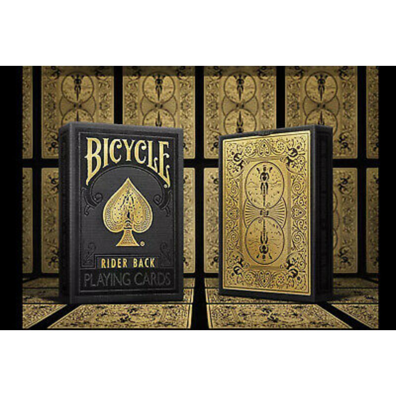 Bộ bài tây BICYCLE RIDER BLACK GOLD playing card