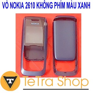 VỎ NOKIA 2610 KHÔNG PHÍM MÀU XANH